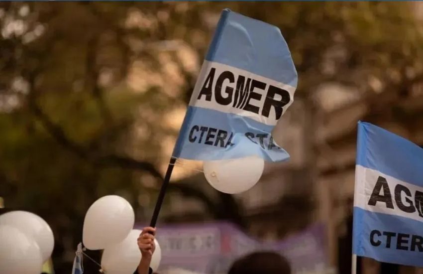 Agmer confirmó una jornada de paro por 24 horas para este jueves